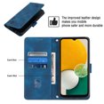 thumbnail image 3 of Compatible with Samsung Galaxy A04S Classic Embossed PU Leather Case with Card Holder Shockproof Cover, 3 of 5