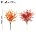 thumbnail image 3 of Ikeay Artificial Autumn Flower Stem, Realistic Faux Plastic Fall Decor for Indoor Outdoor Home Table Centerpiece Porch Decoration Red, 3 of 9