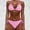 Pink, variant on LowProfile Bikini Sets for Women 2 Piece Swimsuits Push Up Plus Size Beachwear Bikini High Waisted Bathing Suits