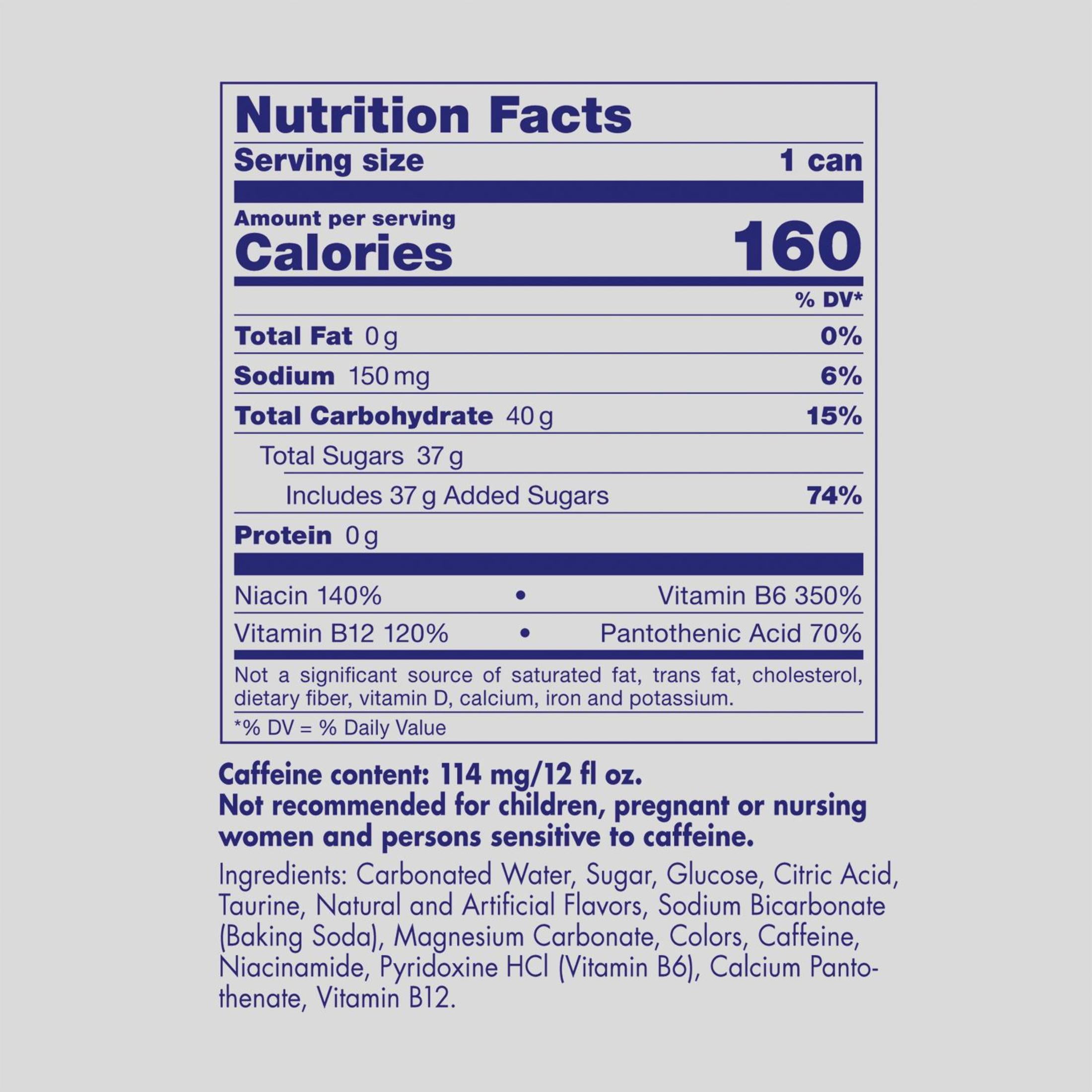 Red Bull Energy Drink, 114mg Caffeine, 12 fl. oz., Pack of 4 Cans