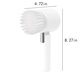 thumbnail image 3 of Cepillo de limpieza eléctrico recargable Scrub-ber con 3 cabezales intercambiables | Rotación de 360° para baño, cocina y azulejos | Carga USB tipo C | Autonomía de 120 min | Montaje en pared, 3 of 7