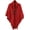 Red, variant on Women Shawl Wraps Button Sweater Cardigan Cape Winter Tassel Soild Poncho with Hat