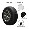 thumbnail image 4 of Kdxio Mardi Gras Carnival4 for Tire Cover Wheel Protectors Tyre Covers Weatherproof Wheel Covers Universal Fit for Trailer Rv SUV Truck Camper Travel Trailers 14 inch, 4 of 8