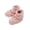 Pink, variant on Infant Knit Sock Shoes, Soft Cotton Adjustable Drawstring Baby Booties, Warm Ankle Socks for Autumn Winter