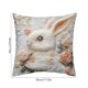 thumbnail image 3 of Casa de campo Decoración de Pascua,Pillow Cover Three-Dimensional Printing Faux Embroidery Cute Rabbits Cushion Cover Digital Printing Decoración del hogar, 3 of 6