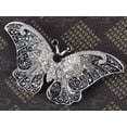 thumbnail image 2 of Empress Monarch Winged Butterfly Crystal Rhinestone Brooch Pin, 2 of 4