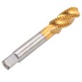 thumbnail image 2 of Tap Drill Bit Machine Tap Screw Tap Hardware Parts High Speed Steel Gold Silver M18 X 2.5MM For Spiral Cobalt Machine, 2 of 8