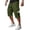 BST45-Army Green, variant on VV AVEORS Cargo Shorts For Men Below Knee Stretch Drawstring Waist Hiking Shorts Casual Casual Workout Short With Multi-Pockets Black L