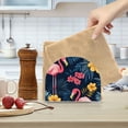 thumbnail image 2 of Yayeee Napkin Holder for Table Kitchen Paper Tissue Organization, Red Floral Flamingo, 2 of 8