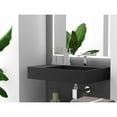 thumbnail image 5 of Castello USA Right Basin Wall-Mounted  Single Bathroom Sink  in Black, 5 of 8