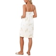thumbnail image 3 of INSPIRE CHIC Women Lace Nightgown Floral Spaghetti Strap Cami Sleeveless Sleepwear Sleep Dress S Green Floral, 3 of 6