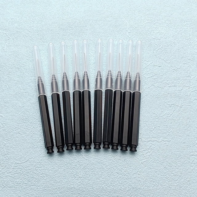 Cepillo interdental de lápiz, cepillo interdental de enfermería, cepillo interdental de ortodoncia recto de 0,4 mm
