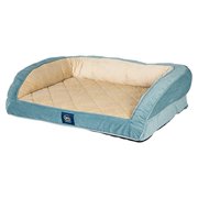UPC 842699000622 product image for Serta Orthopedic Quilted Couch, Large, Blue | upcitemdb.com