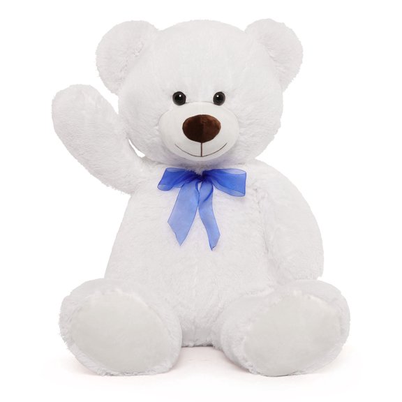 Muiteiur 35.4" Teddy Bear Stuffed Animal Giant Teddy Bear With Bow Plush Toy