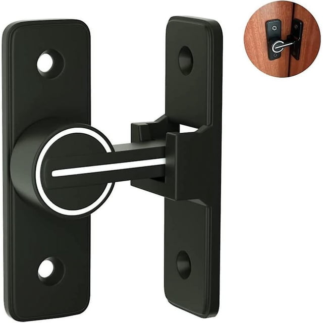 Cerradura de pestillo iluminada CHAO para puerta corrediza interior 90 grados