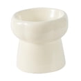 thumbnail image 3 of Tazón de comida para gatos Yinane Cerámica 130ML Blanco Plato de alimentación para mascotas, 3 of 8