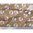 thumbnail image 3 of Soimoi Polyester Crepe Fabric Gift Box,Car & Santa Christmas Decor Fabric Printed Yard 52 Inch Wide, 3 of 3