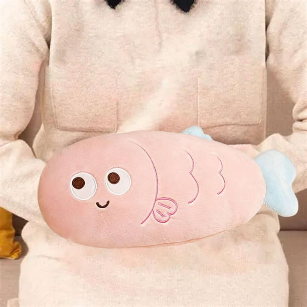 Calentador de manos de felpa con bolsa de agua caliente, ideal para regalo. Diseño bonito, sellado, cómodo, duradero y práctico. Calentador de manos Rosa