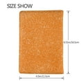 thumbnail image 3 of Pofeuu Orange Glitter2 Print Travel Document Organizer Passport Holder Men Women for Family (6.5 in x 4.5 in),Wallet Holder Credit Card Clutch Bag Case, 3 of 5