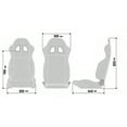 thumbnail image 2 of Sparco 009014NRSKY R100 Racing Seat, Vinyl Black, 2 of 3
