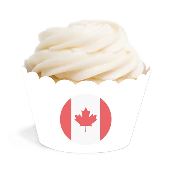 Global World Flag Party Collection, Water Bottle Labels, Canada, 20-Pack, Olymics, Soccer, Football World Cup