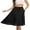 01-Black, variant on JWD Women's Skirts Flowy Maxi Skirt Summer Long Midi Length Casual Skirt Elegant Cool Dress with Pockets Black L