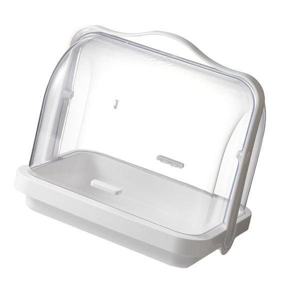 Kokiya Bread Storage Box Transparent Dessert Holder for Bedroom Living Room Large