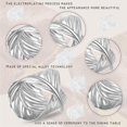 thumbnail image 5 of 6 Piece Silver Set Autumn Table Decoration Leaf Napkin Ring Holder for Table Setting Kitchen Dinner Party Wedding Festival Silver Napkin Rings, 5 of 5