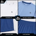 thumbnail image 4 of RBX Boys Athletic Outfit Lightweight Breathable Active Shirts and Basketball Shorts 3 Piece Set, 4 of 7