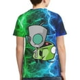 thumbnail image 4 of Invader Zim Kids T-Shirt 3d Printed Graphic T-Shirts Boys And Girls Short Sleeve Shirts For Youth Kids X-Small, 4 of 7