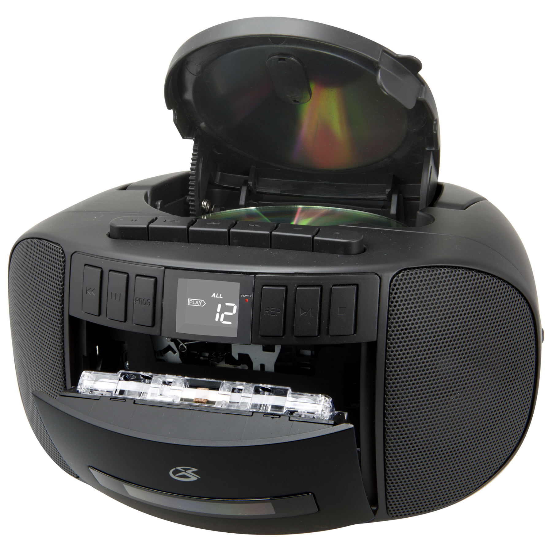 GPX Cassette/CD/Radio Boombox, Black photo 7