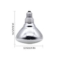 thumbnail image 4 of 220v E27 Poultry Heating Bulb 100w Infrared Insulation Heating Preservation For Reptile Plants Livestock Amphibian A7g0 Pet, 4 of 8