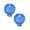 Blue*2, variant on 1 Pcs Crystal Glass Door Knob, Crystal and Chrome Modern Cabinet and Drawer Knob for Kitchen, Bathroom, and Furniture 30mm