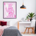 thumbnail image 3 of Stupell Industries Eclectic Cowgirl Queen of Hearts Black Framed Giclee Art, 24 x 30, by Ziwei Li, 3 of 8
