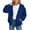 Navy, variant on Nwiuh Sweatshirt Color Solid Zip Jackets Long Hoodie Top Boys Sleeve Up Girls Kids Boys Coat&jacket (Navy, 9-10 Years)