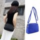 thumbnail image 5 of Bolso bandolera Minnieouse de piel sintética azul con cremallera y correa ajustable, 5 of 6
