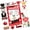 24pcs, variant on HONCLL Valentines Day Photo Booth Props Valentines Photography Props Valentines Day Selfie Photo Booth Picture Frame Gifts