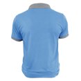 thumbnail image 6 of Men's Polo T Shirts Short Sleeve with Button Basic Summer Shirt Blue Mens Golf Shirt, 6 of 8