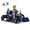 Blue, variant on Xuanlur 24V Ride on Excavator with 4-in-1 Construction Attachments (Excavator, Dump Truck & Bulldozer), Ride on Tractor w/Remote Control, Swivel Seat, Kids Electric Vehicles for Kids 3+ (Blue)