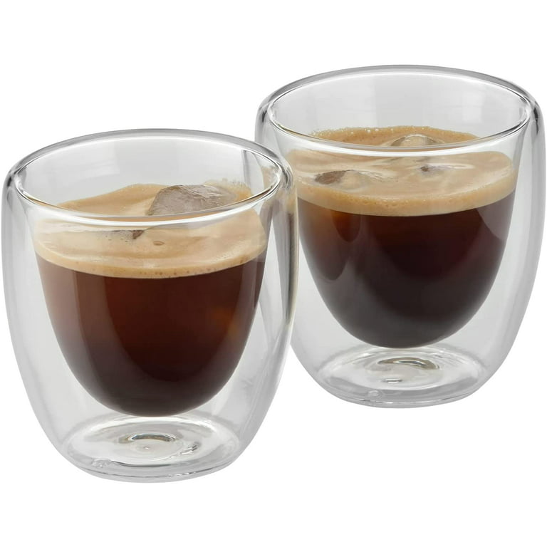 Thermal Coffee Glass Mug Tea Double Wall Insulated Glasses Cup 80