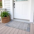thumbnail image 6 of Addison Rugs Chantille Indoor/Outdoor Transitional Border Taupe Washable Rectangle Rug, 1'8" x 2'6", 6 of 6