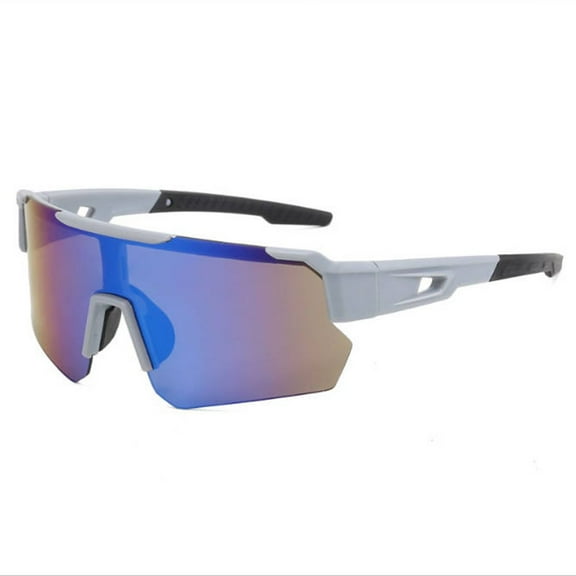 Outdoor Sunglasses with Blue Film Polarized Sports Sunglasses for Men Women,Driving Fishing Cycling Mountain Bike Sunglasses UV400 Protection
