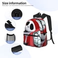 thumbnail image 3 of Goofa The Nightmare Before Christmas Pattern Casual Backpack – School Backpack Lightweight & Ergonomic Design, Water-Resistant, Spacious & Comfortable, Travel, 3 of 6