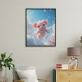 thumbnail image 4 of Paint By Numbers Kit for Adults Beginner - DIY Flying Piglet Blossom Sky Canvas Painting Kits for Adults, Frameless Paint By Number for Adults for Home Wall Decor 16x20 Inch, 4 of 7