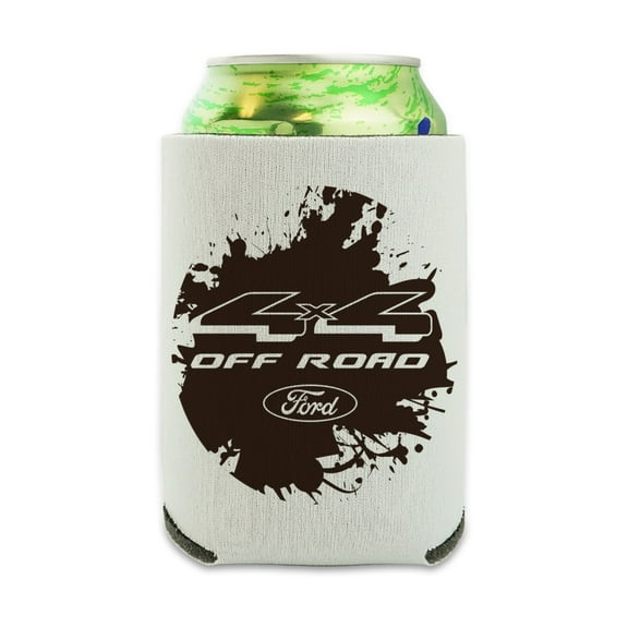 Ford Trucks 4x4 Off Road Can Cooler - Drink Sleeve Hugger Collapsible Insulator - Beverage Insulated Holder