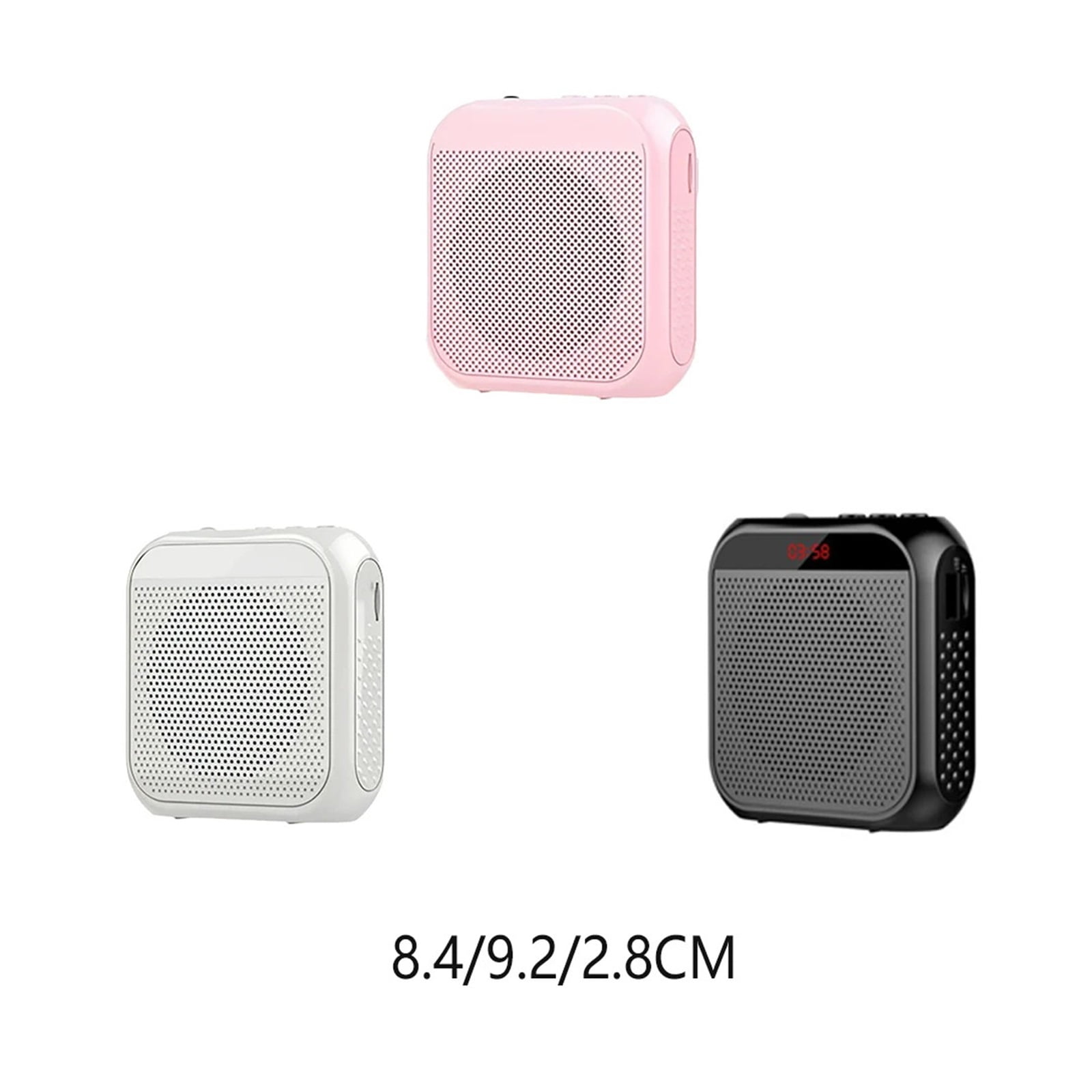Voice Amplifier Replacement Rubber Coating Digital Audio Speaker Black ,Powerful&Original Sound