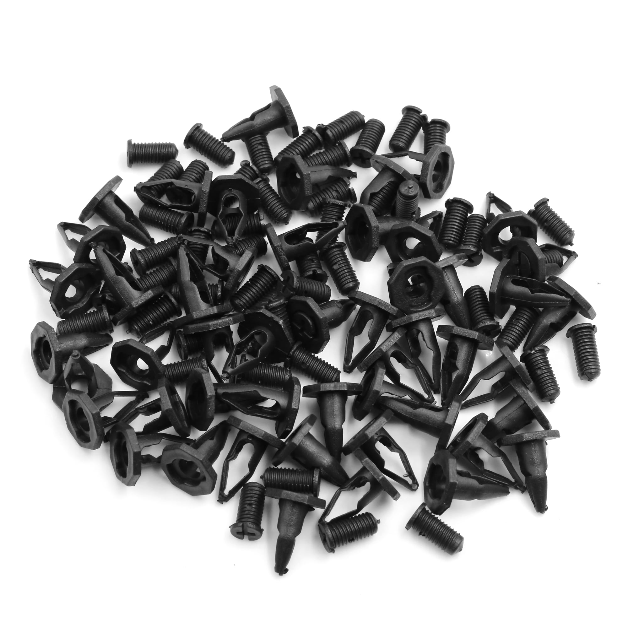 Disassemble Black Nylon Push Rivets Fasteners for 3.0-4.0mm Thick Panel R3055 