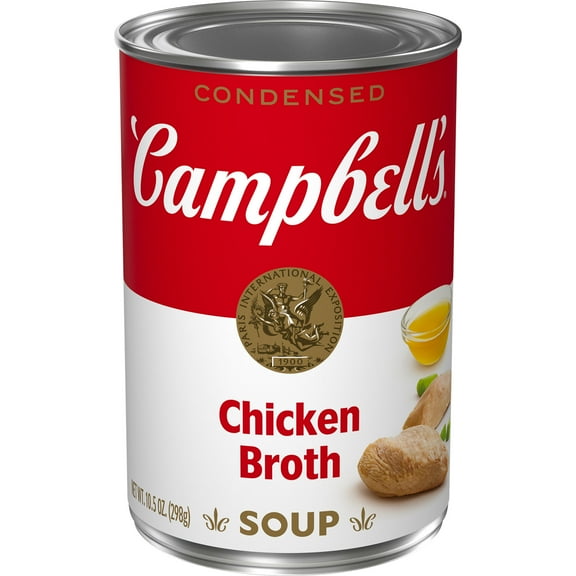 Campbell's Condensed Chicken Broth, 10.5 Ounce Can, Quantity of 2