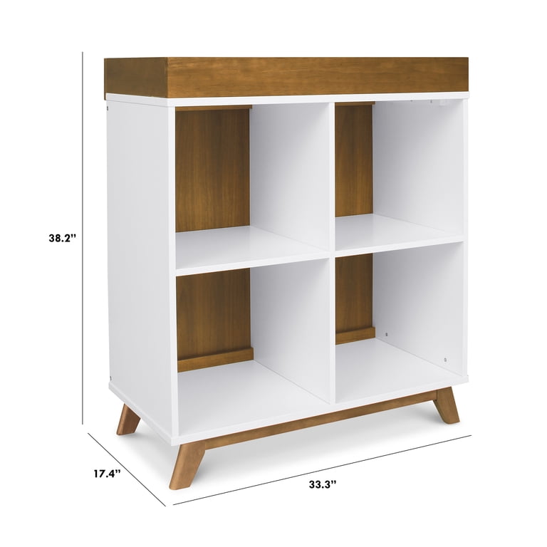 DaVinci Otto Convertible Changing Table and Cubby Bookcase, White