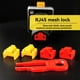 thumbnail image 1 of Kit de Bloqueo de Puerto RJ45 con Bloqueador de Seguridad de Puerto Ethernet, Protector Antipolvo para Puertos de Enrutador y Computadora, Amarillo, 1 of 5